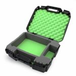 CASEMATIX Green Console Case Fits Xbox One X 1TB, Project Scorpion Edition, One X Controller, HDMI Cable, and Games – Designed for Gamers Who Travel – Impact Resistant Shell