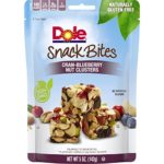 Dole Snack Bites, Cran-Blueberry Clusters, 5 Ounce