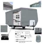 Deluxe SavvyCraft 15′ -16′ Travel Trailer – Breathable and Water Repellant Travel Trailer Camper Cover