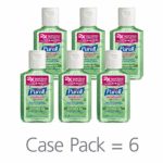 PURELL Advanced Hand Sanitizer Gel, Refreshing Aloe, 2 fl oz Sanitizer Portable, Travel Sized Flip Cap Bottles (Pack of 6) – 9682-04-EC