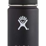 Hydro Flask 12 oz Double Wall Vacuum Insulated Stainless Steel Water Bottle/Travel Coffee Mug, Wide Mouth with BPA Free Hydro Flip Cap, Black