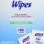 Premoistened Sanitizing Hand Wipes, Towelettes Individually Wrapped, 100/box