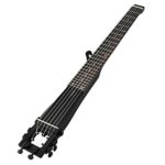 New Anygig Guitar Classical Backpacker Portable Traveler 6 Strings Travel Practics Black