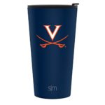 Simple Modern 16oz Pint Tumbler – Virginia Cavaliers Vacuum Insulated 18/8 Stainless Steel Tailgating Cup Travel Mug – Virginia