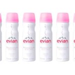 EVIAN FACIAL SPRAY Natural Mineral Water Facial Spray, 1.7 oz. Travel Size (6 pack)