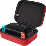 AmazonBasics Travel and Storage Case for Nintendo Switch – Red