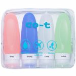 Silicone Travel Bottles Set – TSA Approved Leak Proof Silicone Travel Bottles – 4 Pack/3oz