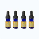 SucraDrops 4 Travel Size Bottles of 4 ml Premium Liquid Sucralose Sweetener, 90 servings each