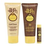 Sun Bum Premium Day Tripper Travel-Sized Sun Care Pack with Moisturizing Sunscreen Lotion, Sunscreen Lip Balm and Hydrating After Sun Lotion, Broad Spectrum UVA/UVB Protection, Hypoallergenic