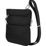 Travelon Anti-theft Classic Slim Dbl Zip Crossbody Bag