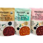 Khazana Gourmet Indian Entrée |USDA-Organic/Vegan|- Curry • 10oz • [Fully Cooked & Ready-to-Eat Meals/Snacks/Dinner for a tasty bite of Indian Kitchen Food]