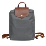 Bags,AIMTOPPY Leisure Travel Nylon Zipper Bag Student Backpack Folding Bag Shoulder Bag (free, Gray)