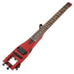 Anygig AGE 24 frets/ 648mm Electric Travel Guitar Full Scale Matte Cherry With Bag