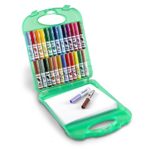 Crayola Pip-Squeaks Washable Markers & Paper Set, Kids Travel Activities, Ages 4, 5, 6, 7,