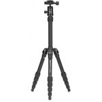 MeFOTO Classic Aluminum Backpacker Travel Tripod Kit – Black (A0350Q0K)