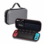Carrying case for Nintendo Switch ，Protective Hard Portable Travel Carry Case Pouch for Nintendo Switch Console & Accessories,Grey