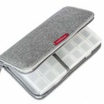 LeanTravel 7 Day / 28 Day Travel Premium Pill Case Organizer & Passport Wallet with 5 Pockets (Extra Large)