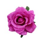 Lovefairy Beautiful Rose Flower Hair Clip Pin up Flower Brooch for Party Travel Festivals
