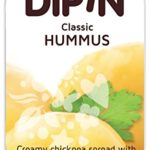 Sheffa DipIn Hummus Dip Spread – Natural Chickpeas Hummus Travel Snack Pack Size, 1.42 Ounce (Pack of 12) – Vegan | Kosher | Gluten Free | No MSG | Non-GMO | No Trans Fat | No Cholesterol