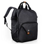 Hap Tim Laptop Backpack 15.6/14/13.3 Inch Laptop Bag Travel Backpack for Women/Men Waterproof School Computer Bag Large Capacity Bookbag for College/Travel/Business (Dark Grey ZF)