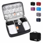 Electronic Organizer Travel Universal Cable Organizer Electronics Accessories Cases for Cable, Charger, Phone, USB, SD Card