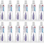 Crest 3D White Brilliance Toothpaste, Vibrant Peppermint, Travel Size, 0.85 oz (24g) – Pack of 12