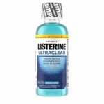 Listerine Ultraclean Oral Care Antiseptic Mouthwash with Everfresh Technology to Help Fight Bad Breath, Gingivitis, Plaque and Tartar, Arctic Mint, Travel size, 3.2 fl. oz