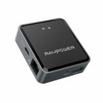 RAVPower Filehub, Wireless Travel Router N300, USB HDD Data Transfer Unit, DLNA NAS Sharing Media Streamer – TripMate Nano 2019 Version