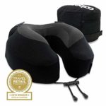 Cabeau Evolution S3 Travel Pillow – Straps to Airplane Seat – Ensures Your Head Won’t Fall Forward – Relax with Plush Memory Foam – Quick-Dry Fabric – Secure Head and Neck Support