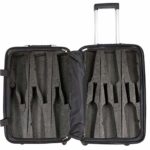 VinGardeValise Grande 05-12 Bottle Wine Travel Suitcase (Black)