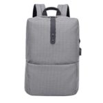 AIMTOPPY Bags, Fashion Multi-functional Anti-Theft Backpack High-capacity Laptop Bag with USB (free, Gray)