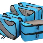 Bagail 6 Set Packing Cubes,3 Various Sizes Travel Luggage Packing Organizers