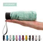 NOOFORMER Mini Travel Sun&rain Umbrella – Light Compact Parasol with 95% UV Protection for Men Women Multiple Colors