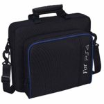 Travel Carrying Case PS4, Popmall Multifunctional Travel Storage Carry Case Protective Shoulder Bag PlayStation4 PS4 Slim System Console Accessories