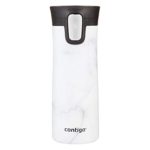 Contigo Stainless Steel Coffee Couture AUTOSEAL Vacuum-Insulated Travel Mug, 14 oz, Whte Marble