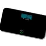 NewlineNY SBB0718M-NYBK Step-On Mini Travel Bathroom Scale, Cool Black