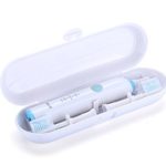 Toothbrush Travel Case Compatible For Philip Sonicare/Oral-B Electric Tooth brushes (White)
