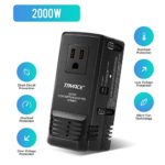 TRYACE 2000W Travel Voltage Converter Step Down 220V to 110V, Travel Power Converter Adapter Combo International 8A Adaptor Plug Worldwide Wall Charge for UK/AU/US/EU Over 200 Countries