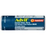 Advil (10 Count) Pain Reliever / Fever Reducer Coated Tablet, 200mg Ibuprofen, Temporary Pain Relief