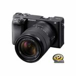 Sony Alpha a6400 Mirrorless Camera: Compact APS-C Interchangeable Lens Digital Camera with Real-Time Eye Auto Focus, 4K Video, Flip Screen & 18-135mm Lens – E Mount Compatible Cameras – ILCE-6400M/B