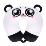 GLAUCUS Kids Travel Pillow Animal Neck Pillow Support U Shaped Cushion Plush for Airplane Train Child’s Neck Pillow for Kids Adults(Panda)