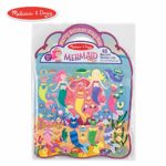 Melissa & Doug Puffy Sticker Play Set, Mermaid (Reusable Activity Book, 65 Stickers, Great for Travel)