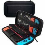 Carrying Case for Nintendo Switch Hard Shell Travel Storage Game Case for Nintendo Switch Console & Accessories, Protective and Waterproof