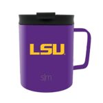 Simple Modern 12oz Scout Coffee Travel Mug LSU Tigers – 18/8 Stainless Steel Vacuum Insulated University College NCAA Cup