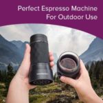 Mixpresso Manual Operated Mini Portable Espresso Maker, Compact Travel Coffee Maker,Compatible with Nespresso Pods, Mini Espresso Machine