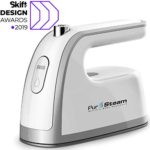 Travel Steamer Iron Mini – 30% More Steam Than Others. Dual Voltage 800W Lightweight, Best for Travel and Quilting Iron with Anti Slip Handle and Non-Stick Soleplate
