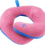 BCOZZY Kids Chin Supporting Patented Travel Pillow – Keeps The Child’s Head from Bobbing up and Down in car Rides, Providing Comfort and Support for The Neck and Head. Child Size (Pink)