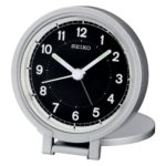 Seiko QHT011 Alarm Clock – Silver Tone
