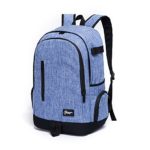 Ricky-H Lifestyle College School Backpack, Travel Bag for Men,Women- Denim Blue