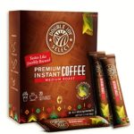 20 Instant Coffee Packets – Instant coffee singles Tastes Like Freshly Brewed – Medium Roast Colombian Blend Coffees for Travel or Work By Double Joy Select